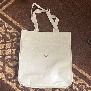 lululemon athletica White Tote Bag
